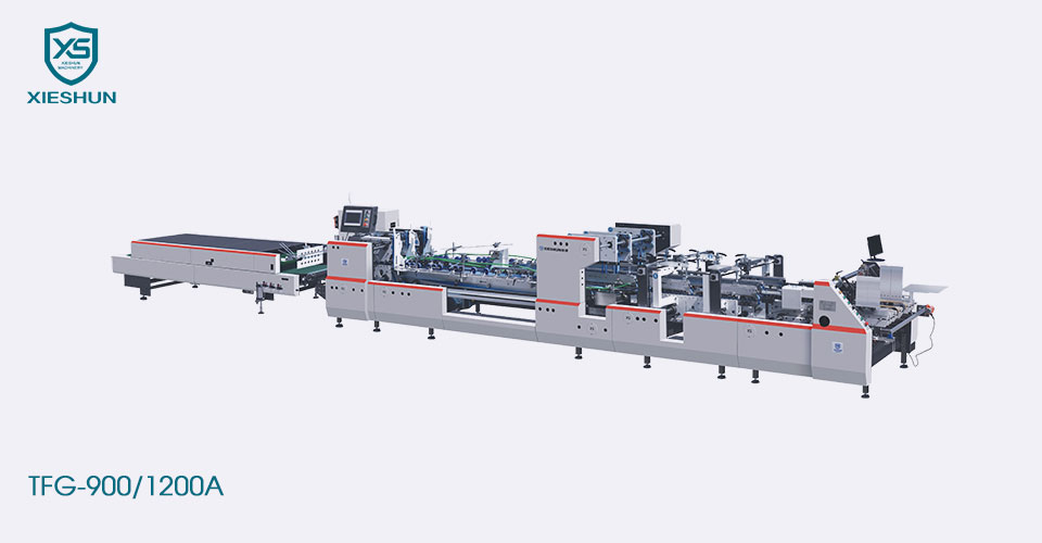 Quais são as camadas interna e externa da máquina de pasta Gluer?
