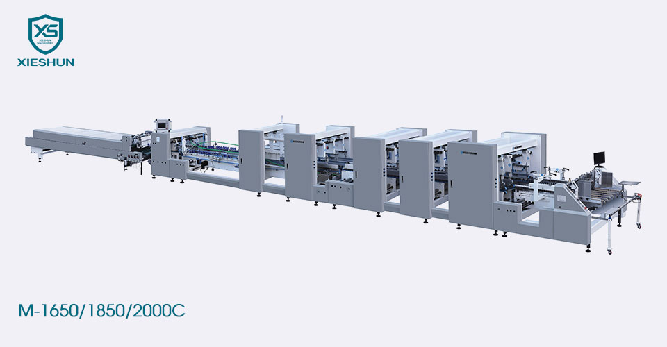 Gluer de pasta de canto de 4 e 6 de serviço pesado automático